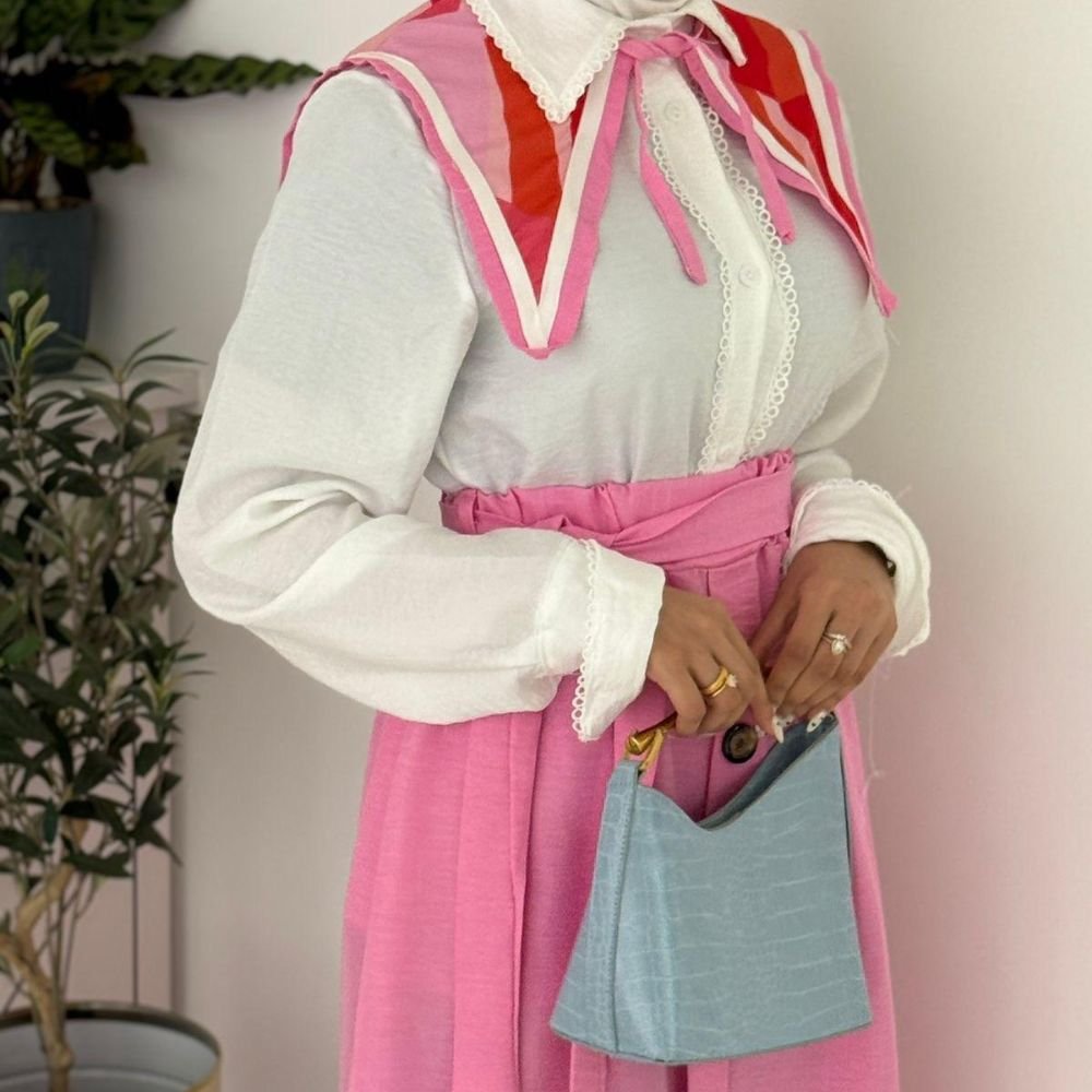 طقم قميص+تنورة طقم قميص+تنورة